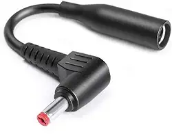 KFD Adaptador de Alimentação DC Plug Conversor 7,4 mm x 5,0 mm a 5,5 mm x 1,7 mm para Acer Nitro 5 AN515, Predator Helios 300, Aspire 7, V 15, VX 15 Nitro, V17 - ADP-135 - Preto