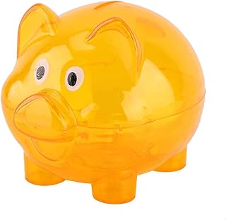 Piggy Bank, Bank Gifts Coins Bank, Cute Baby Savings Bank, for Boys for Girls(Trumpet Orange)