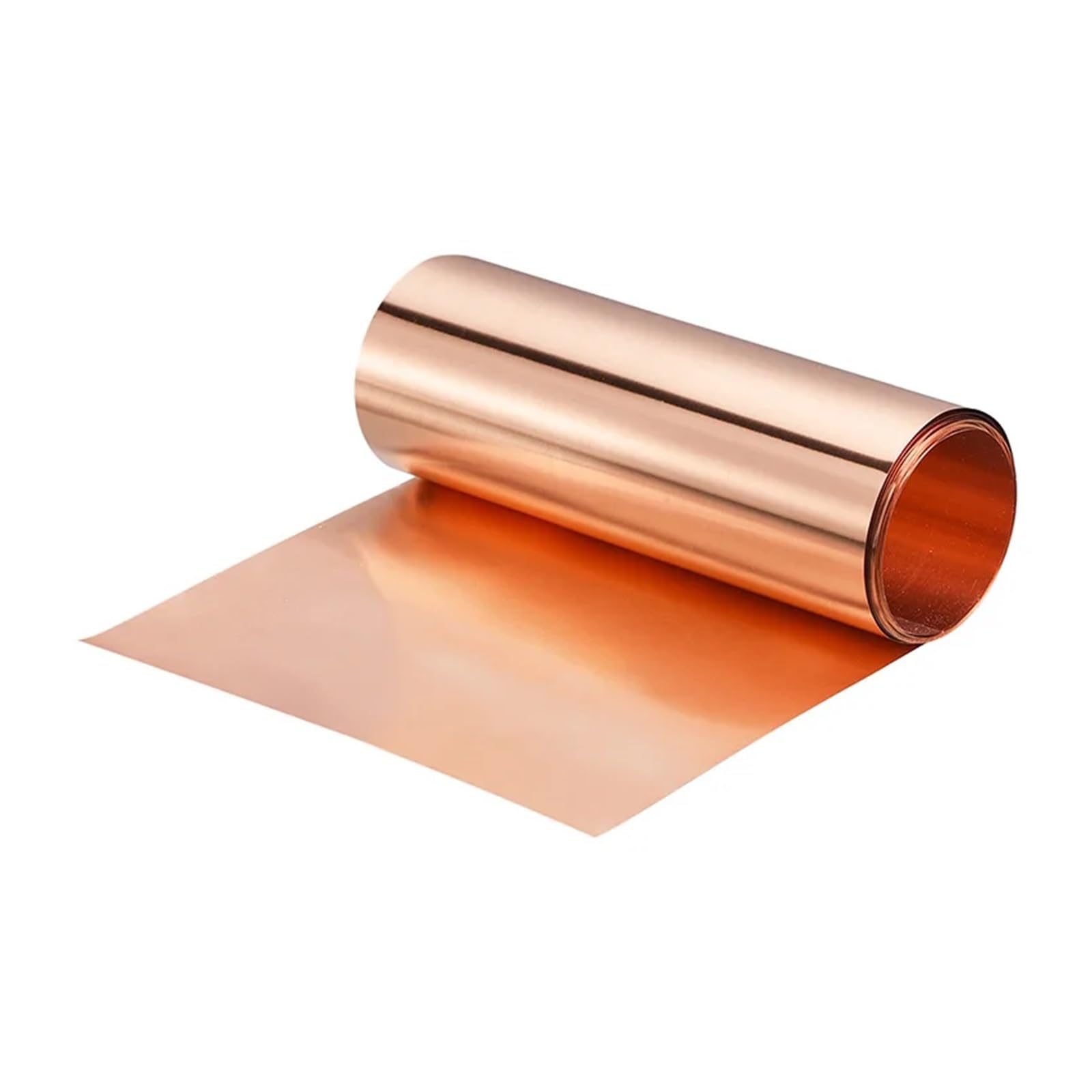Arkusze mosiężne blachy stalowe Arkusze ro 99,9% czystej blachy miedzianej płyta aluminiowa w rolce, do elektrycznego projektu DIY, szerokość 50-200 mm, długość 3500 mm, grubość 0,01