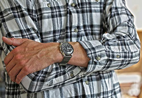 Da Luca Two Piece Ballistic Nylon Watch Strap - Grey (Matte Buckle) : 20Mm #TOP1