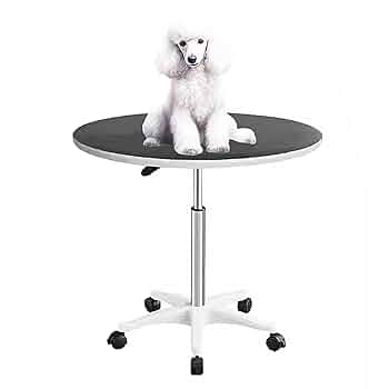 新品　多機能　トリミングテーブル　トリミング　トリミング用品　シルバーホワイト Amazon.co.jp: トリミングテーブル 高さ調整59-80cm トリミング