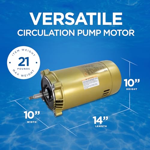 Hayward SP1610Z1MBK Motor Replacement for Select Hayward Pump, 1.0 HP Maxrate Motor by Hayward - Image 2
