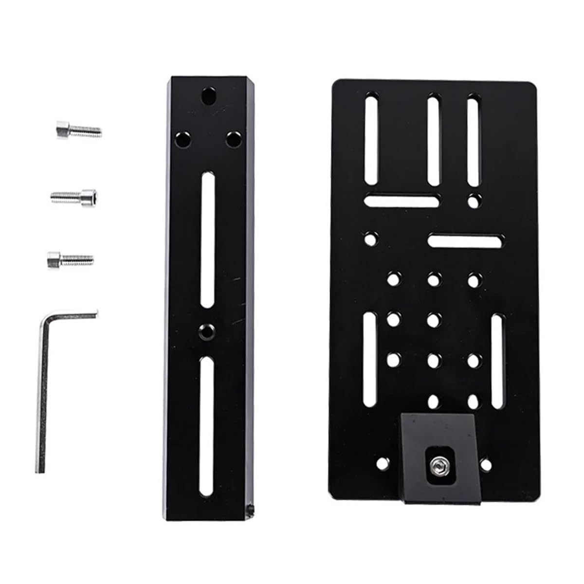 Telescopio plataforma de aluminio con placa inclinable ultragrande en L 6
