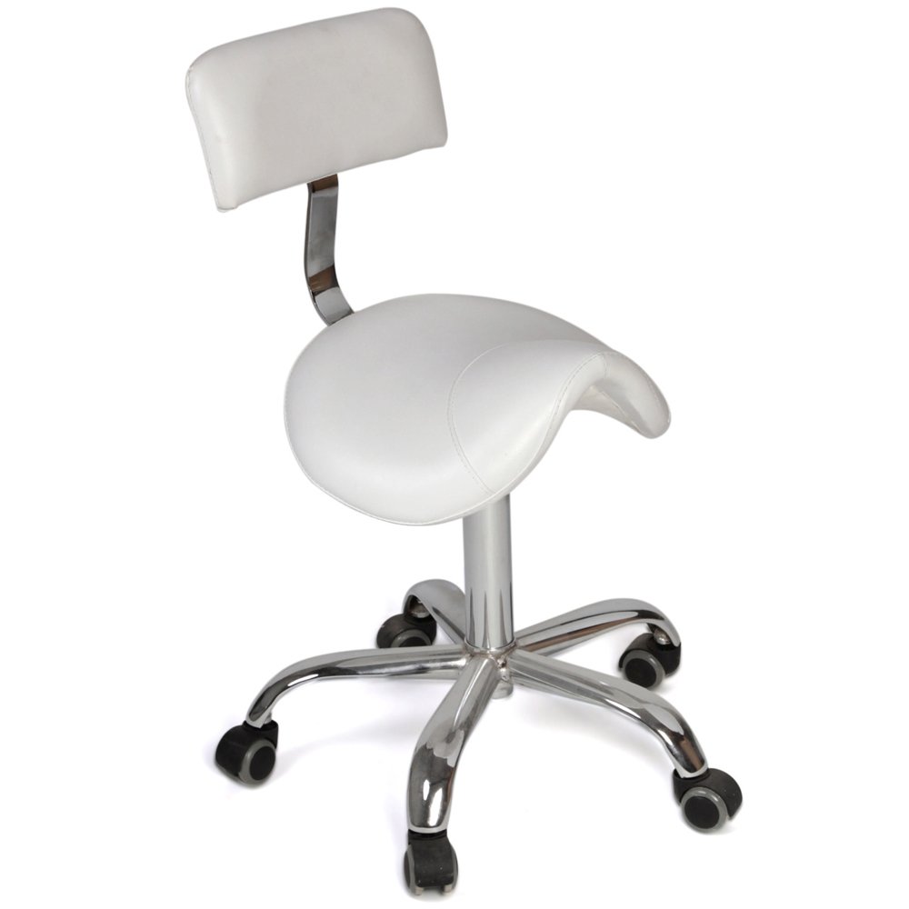 Medeo 920273e Fußpflegekabine Bedampfer Lupenlampe Arbeitsstuhl Beistelltisch weiß