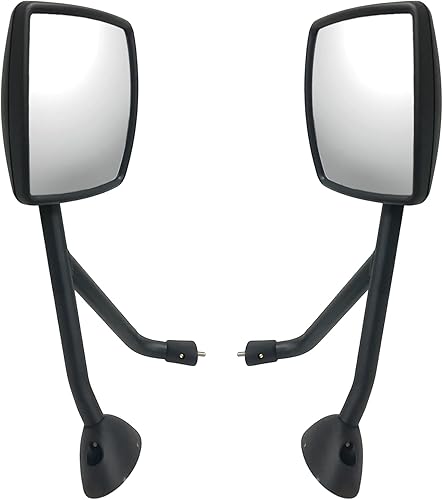 Miniatura 3 de Espejo de capó negro con brazo con kits de montaje – lado del conductor y del pasajero (se adapta a International DuraStar 4300)