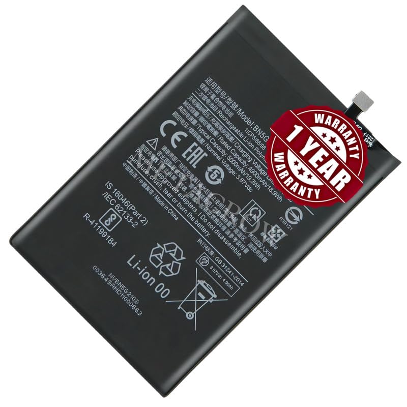 Image of Original BN5G Battery Compatible with Xiaomi Redmi 10A - (5000mAh) - 1 Year Warranty BC46