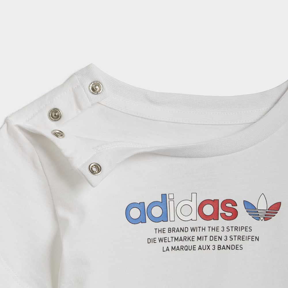adidas Originals Zestaw spodni Uniseks - niemowlęta Short Tee Set