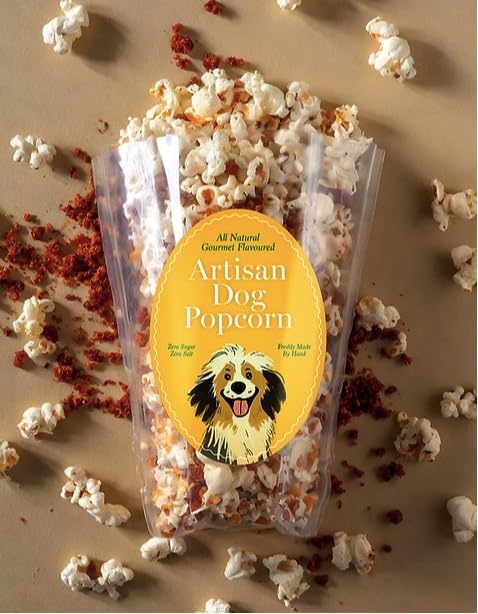 Dog popcorn (Cheese & Bacon)