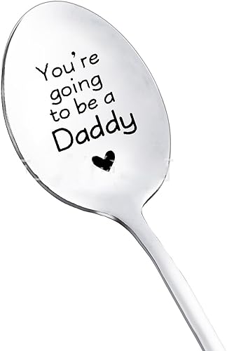 Regalos de anuncio de embarazo para bebé, para papá, con texto en inglés "You're Going to Be a Daddy", cucharas de té para papá nuevo, cucharas de disponible en Yaxa Guatemala