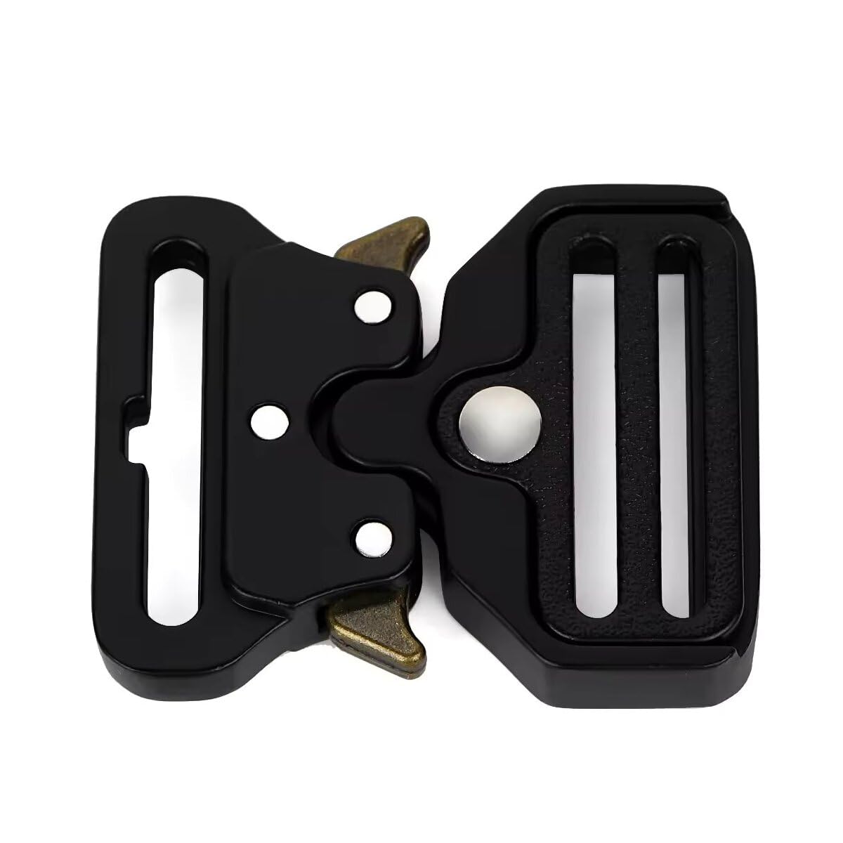 Set di 2 fibbie in metallo per collare per cani | 3 cm di larghezza | fibbia in metallo | fibbia | cintura militare | cintura da uomo | per cinture da 30 mm