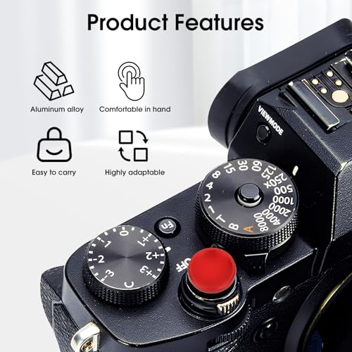Juego de 3 botones de disparo para Fujifilm X100V, XT5, X-T30, X-T4, control preciso y cómodo para tu cámara - imagen 3