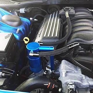 UPR 11-22 Billet Oil Catch Can 5.7 6.4 Hemi Technology - Scat & Shaker Fits 19-22 5.7 Ram - Free Continental Insta-Grip Braided Hoses Upgrade