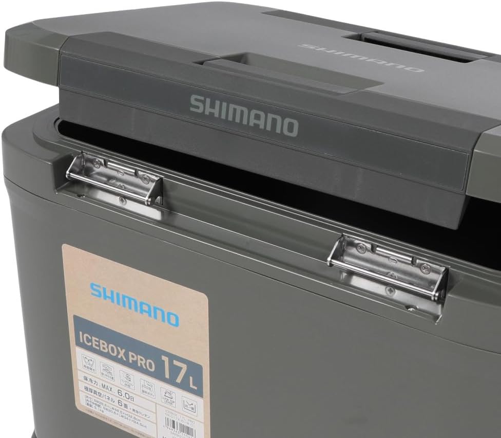 シマノ アイスボックス NX-017 カーキ01 17L  シマノ(SHIMANO) NX-217X アイスボックス EL 17L 01(チャコール) 115454