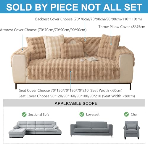Topchances Plush Sofa Throw Pillow Cover - Image 3