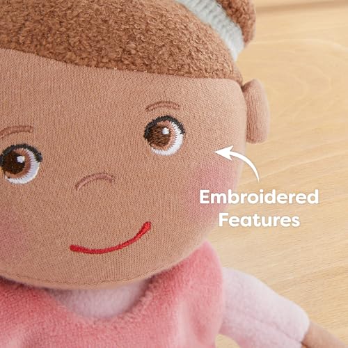 Image of HABA Snug Up Camilla - 10 inch Soft Doll, Machine Washable - Perfect Snuggly First Soft Baby Doll and Toddler Plush Figure for 6 Months and Up
