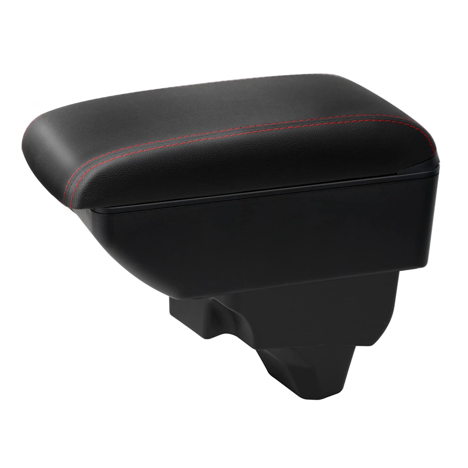 YJYWZH per Peugeot 2008/208 Braccioli 2019 2020 2021 2022 2023 2024 Bracciolo Doppio Strato Centrale Console vano Nero