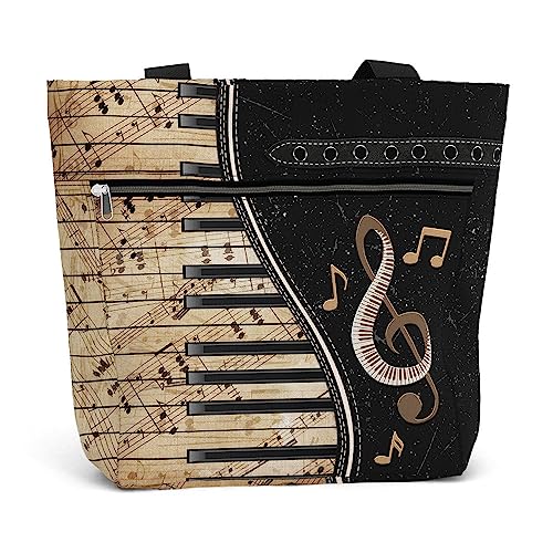 Aesthetic Tote Bag for Women. Cute Graphic Large Shoulder Bag 15 inch with Pockets and...