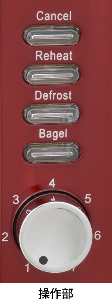 Amazon | DBK ポップアップトースター DKT081WRA | DBK | ポップアップ