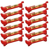 12 Stück Schnurwasserwaage Rot Professionelles Schnurlineal, Schnurlinien Richtwaagen,...