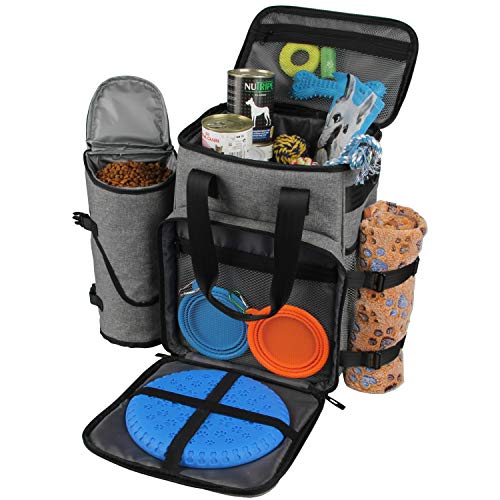 Hilike Premium Pet Travel Bag for Dog & Cat-Week Away Tote Organizer Bag