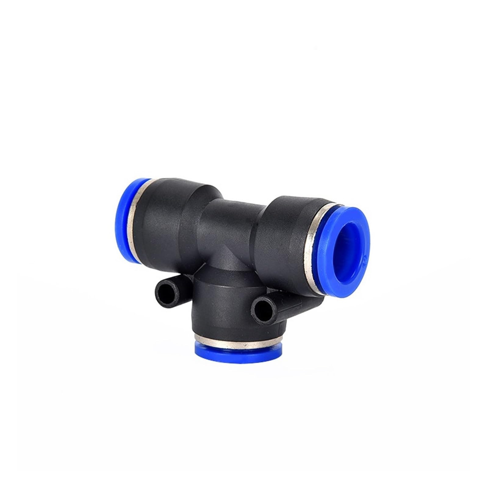 Złącza pneumatyczne, Szybkozłączki pneumatyczne typu T z polietylenu, wciskane, do węży wodno-powietrznych 4-16 mm, 5-50 szt.(10pcs,PE-14)