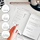 Lebenskompass Buchclub XXL - Das Lesetagebuch & Book Journal PEARL - Hardcover DIN A5 Tagebuch für Erwachsene - Book Club Reading Bullet Journal Tracker - Booktok