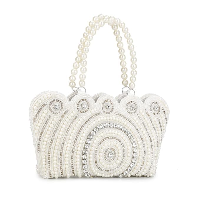 Image of LONGING TO BUY Hand Crafted Designer Box Clutch - Zari Embroidery For Women