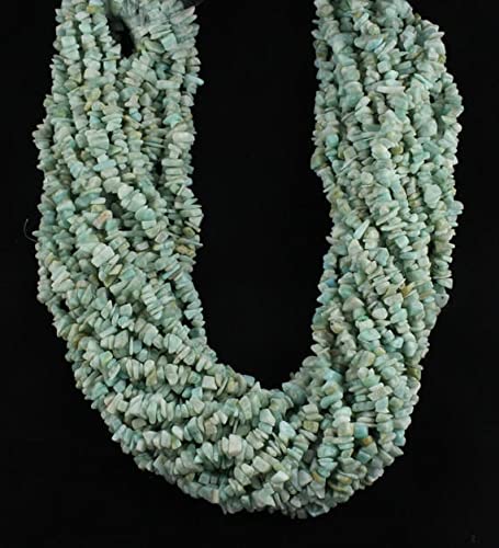 Amazonite chips beads en fil de 36 pouces pour création bijoux