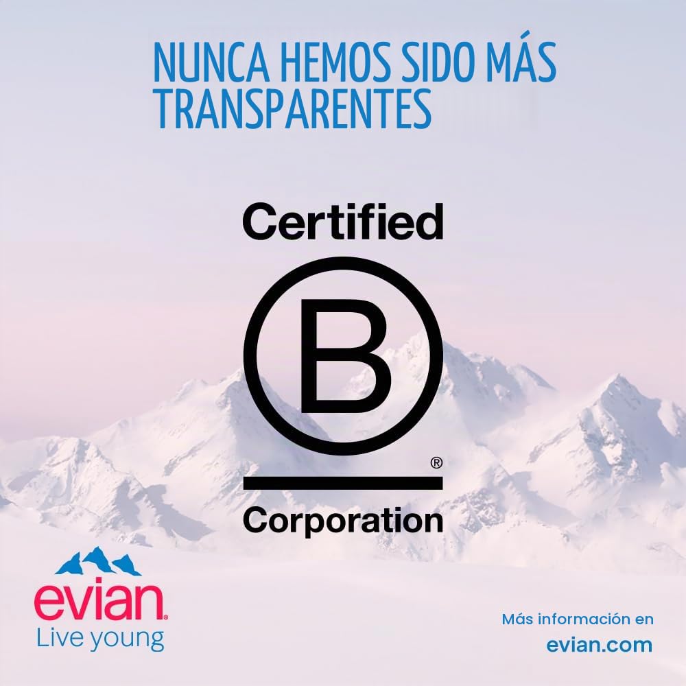 Agua mineral Evian 12 x 750 ml