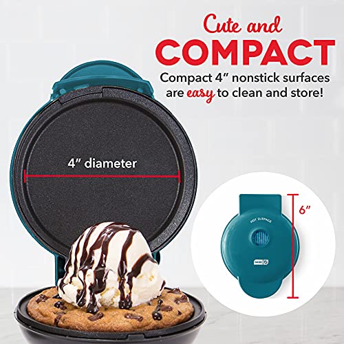 Image of Dash Mini Maker Set - Customized Treat Maker - Supports Multi-Function Cooking - Easy Cleanup and User-Friendly Design - Coral, Mint & Teal - Waffle, Griddle & Heart Shaped Waffle Irons