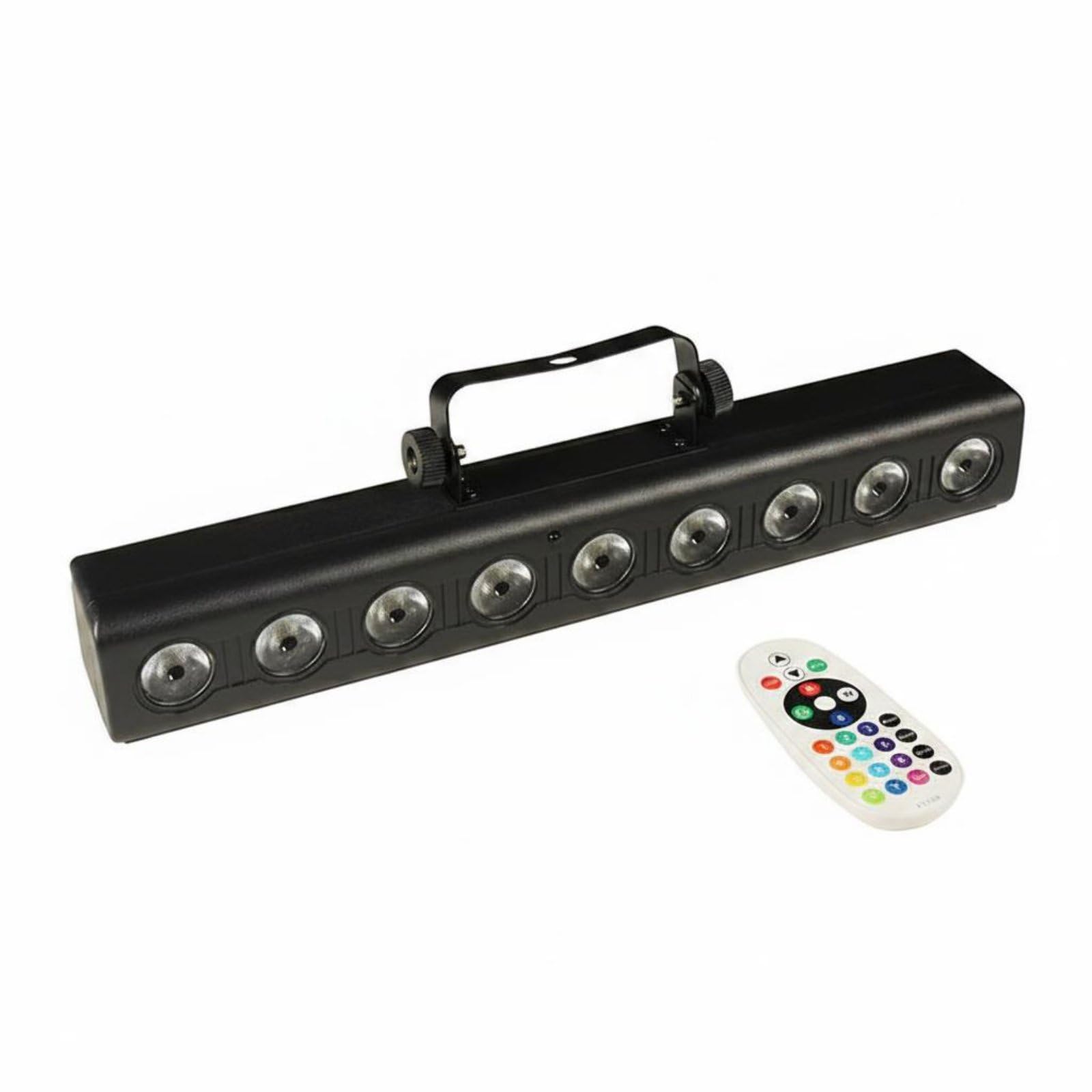 Rgbw Barra Led Dmx512 Faretto Proiettore Luce Palco con Uscita Bianca E Telecomando Struttura 40cm Portatile Adatta per Matrimoni Concerti Spettacoli Dj Set