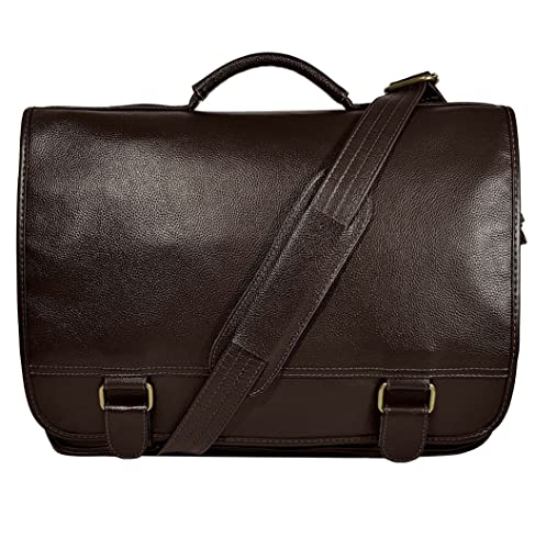Bolsa Pasta Executiva De Couro Le Voyage Notebook Documentos Cor:Marrom