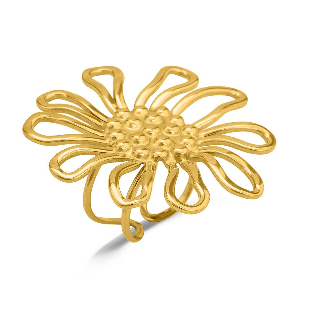 Flower Statement Ring for Women (Size- 6,7) - Gift for Girls & Women-image-41