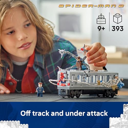 Image of LEGO Marvel Spider-Man vs. Doc Ock Subway Train Scene Building Toy 76321 for 9+ Gift for Boys and Girls