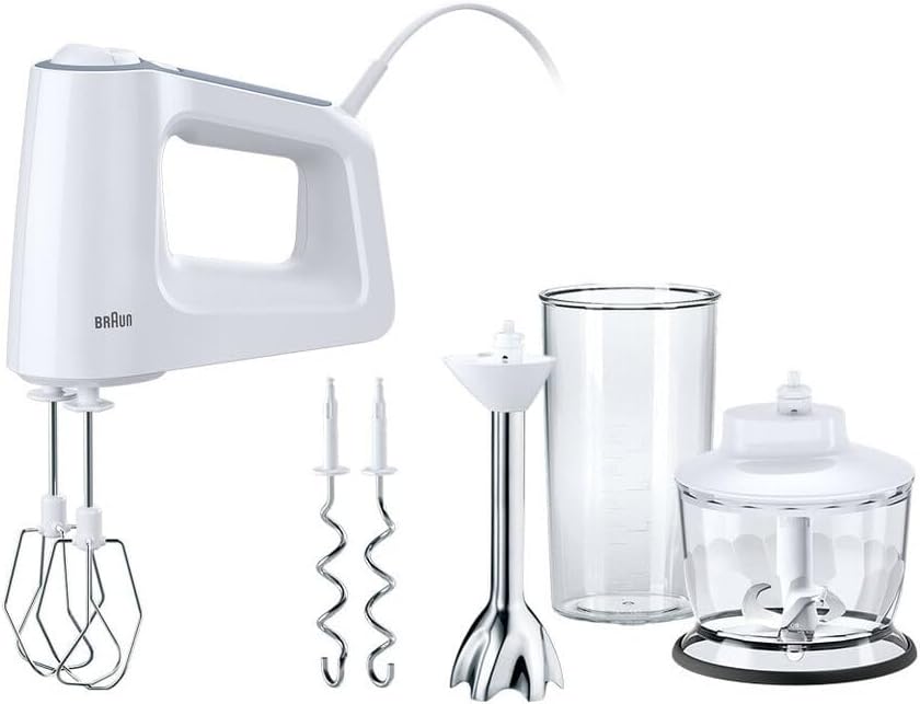 BRAUN HM3137WH Batteur et mixeur plongeant - Blanc