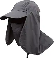 Boné Gorro Chapéu Pesca Protege Sol Picada Mosquitos Pernilongos Zika Dengue Proteção Cabeça Nuca Rosto Olhos