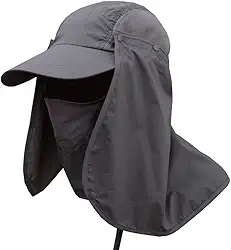Boné Gorro Chapéu Pesca Protege Sol Picada Mosquitos Pernilongos Zika Dengue Proteção Cabeça Nuca Rosto Olhos