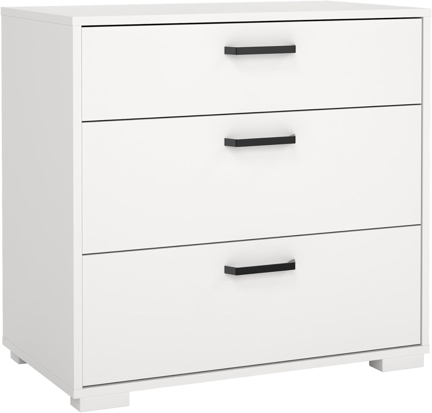 Tvilum Sofia 3-Drawer Bedroom Storage Chest, White, 27.6" W x 26.2" H x 15.67" D