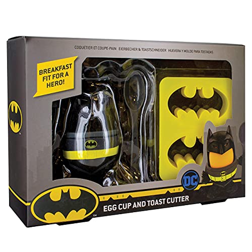 Batman Frühstücksset - Offiziell lizenziert, Eierbecher, Löffel, Toastschneider, DC Comics Geschenk für Fans – Bild 8