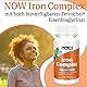 Now Foods, Iron Complex (Eisen-Komplex), 27mg, 100 vegane Tabletten, Laborgeprüft, Eisen, Vitamine, Glutenfrei, Sojafrei, Vegetarisch