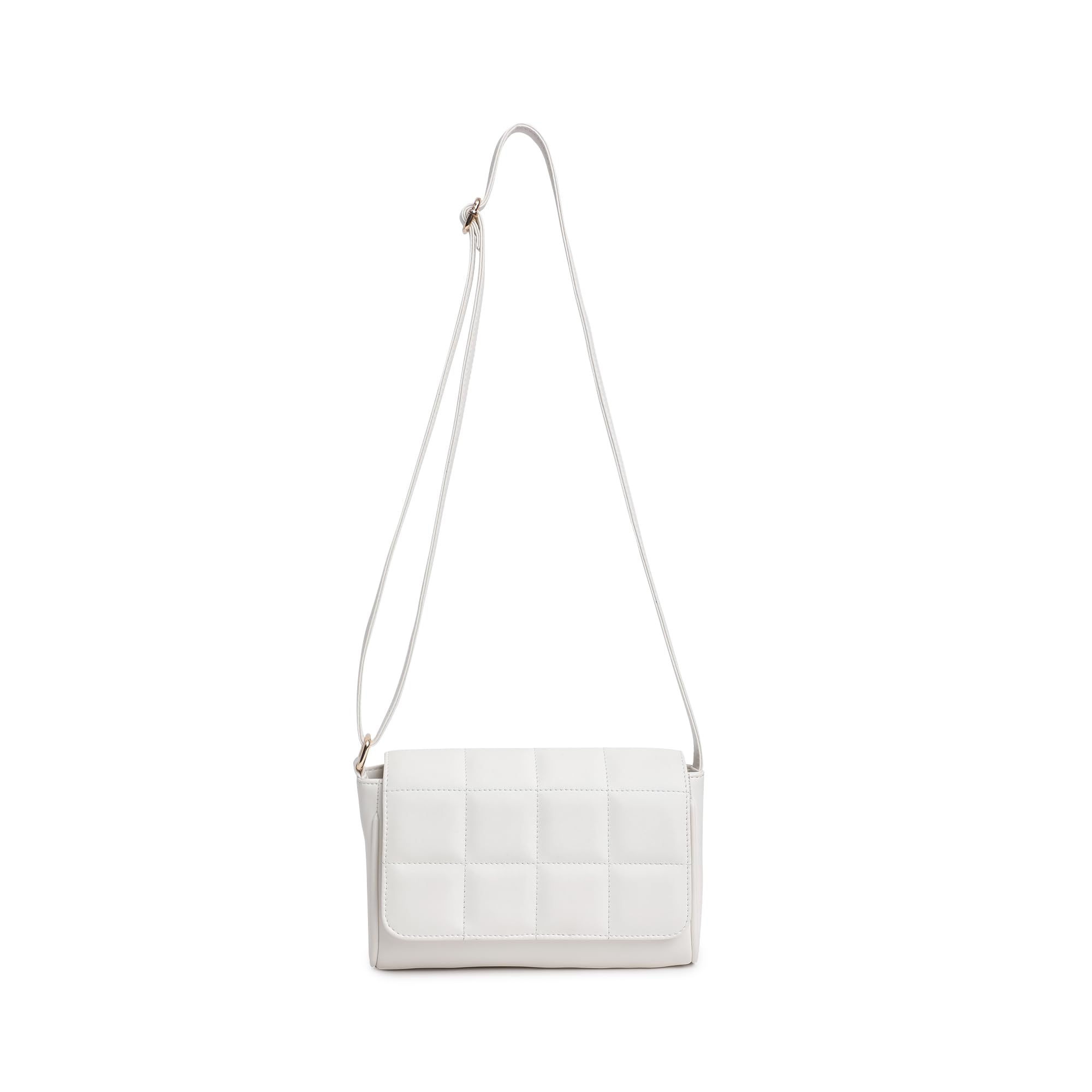 Fastrack Quilted Sling Bag for Women | Chic Crossbody Bag for Girls, Ladies, Women | Spacious Bag with Slip Pocket Made of Faux Leather (White) (B0D2R97QR3) Amazon Price History, Amazon Price Tracker