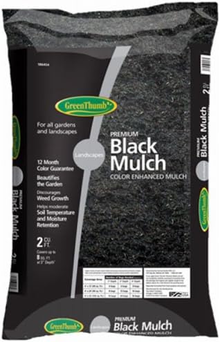 282242 Green Thumb Mulch, 2 cu. ft., Black