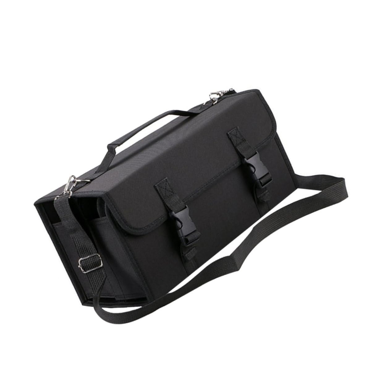 LALAFINA Borsa Porta Pennarelli con Cerniera Custodia Porta Penne da Scomparti Borsa Portaoggetti con Cerniera Portapenne con Tracolla