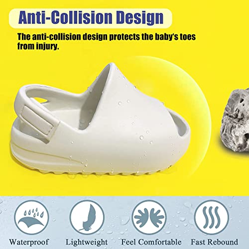 Toddler Little Kids Slides Sandals for Boys Girls Summer Slip-On Slide Slippers Sandals for Baby Kid Anti-slip Water Shoes4