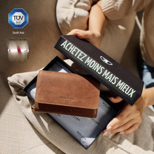 Portefeuille avec protection RFID Berliner Bags Vienna et compartiments multiples - 3