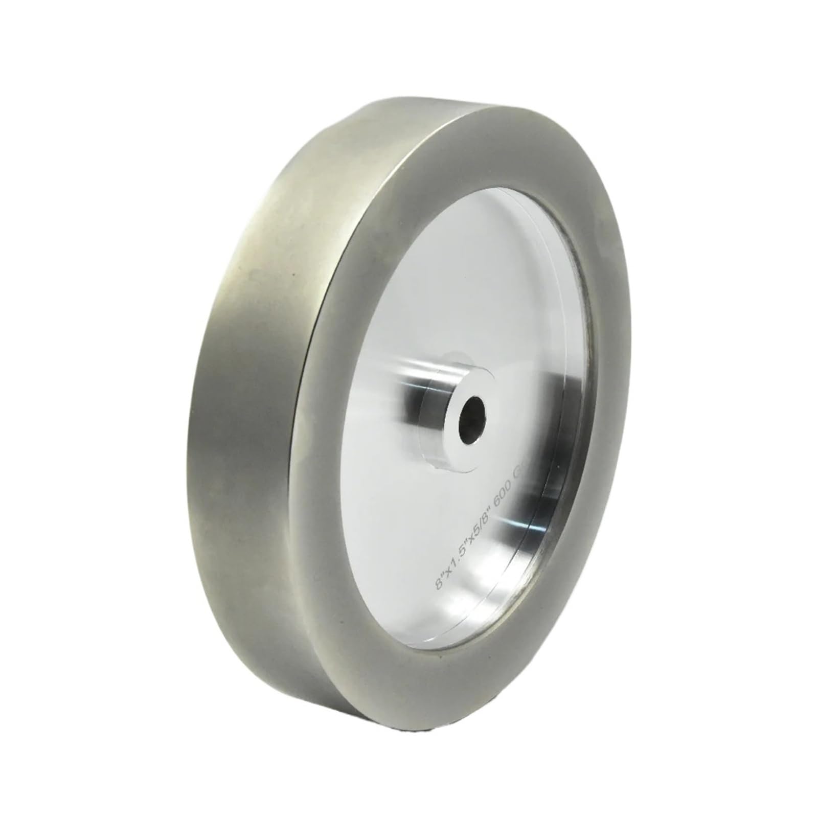 Mola CBN da 8 pollici, foro da 200 mm x 1,5 "5/8" | Grana 60 180 220 350 600 | for l'affilatura di utensili HSS e for tornitura del legno(60)