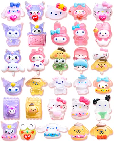 30,45Pcs Resin Shoe Decoration Charms for Clogs Sandals, Bling Shoe Accessories Charms for Women