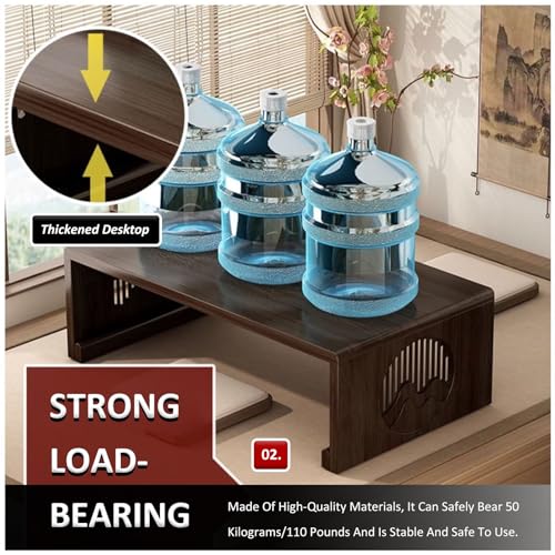 Table basse pliable plateau épais finition imperméable zen - 6