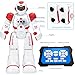 KingsDragon Robots Toy for Kids, RC Gesture Sensing Toy, Interactive Walking Singing Dancing Robot Birthday Presents for Boys Girls Age 6 7 8 9 Years Old,Red