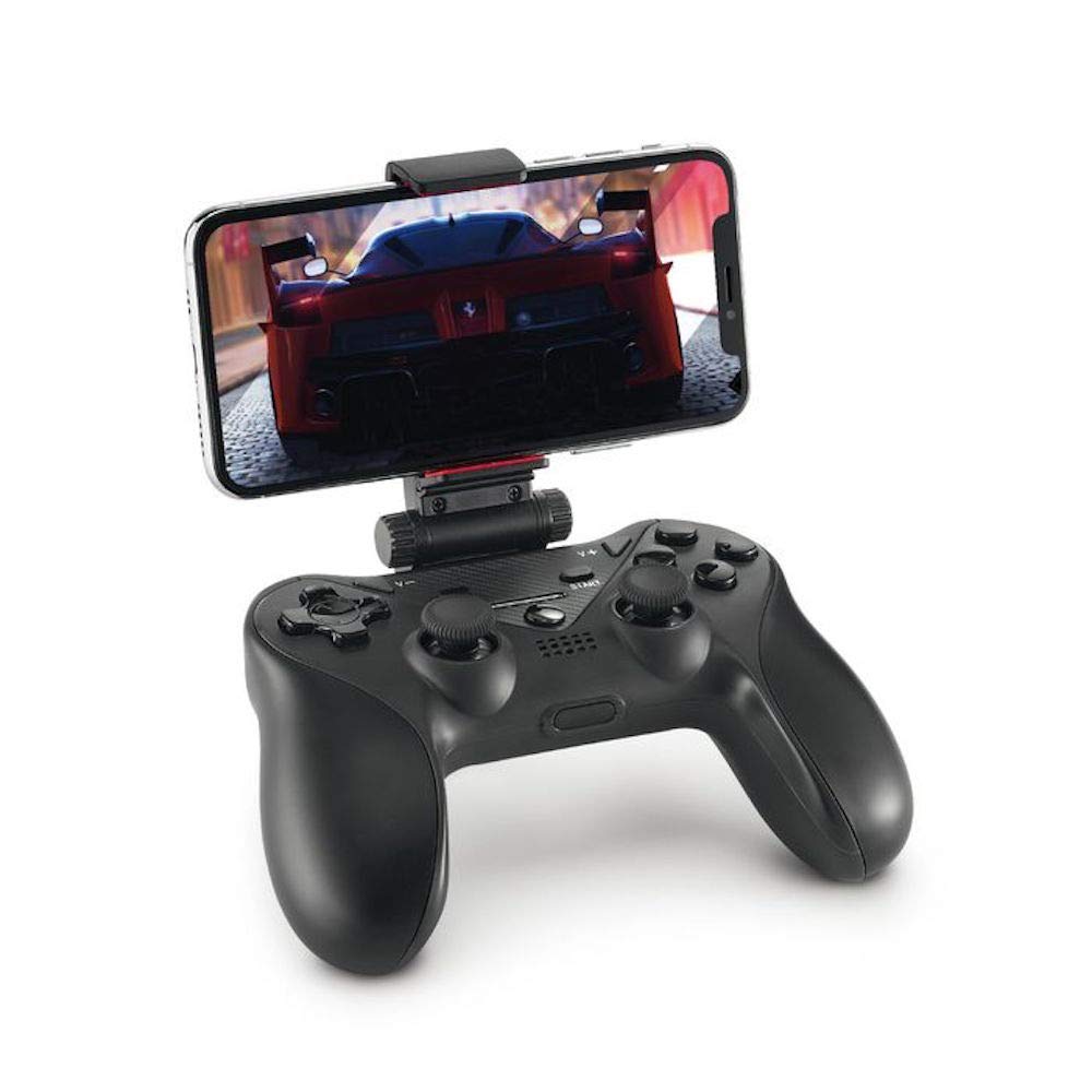 aiino HeroPad Controller per iPhone, iPad, Apple TV, iOS [Made for Arcade] - Joystick Controller di Gioco Mobile compatibile con Android - Supporto Smartphone Incluso - Nessun Software Necessario